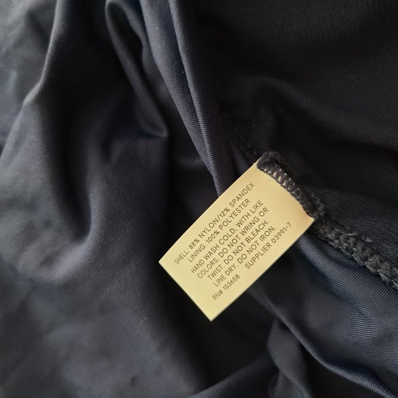 Liz Claiborne women's swim bottom skirt navy blue size 12 NWT - Picture 13 of 13